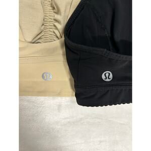 Lululemon Day Bras Nude and Black Women's XS